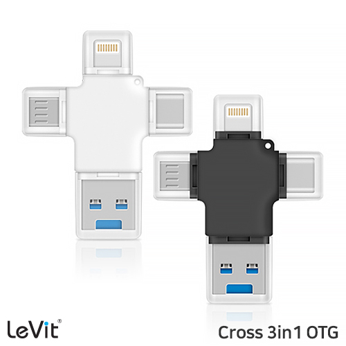 ���� ũ�ν� 3IN1 OTG USB �޸� (128GB) ������, CŸ��, �ȵ���̵� ���